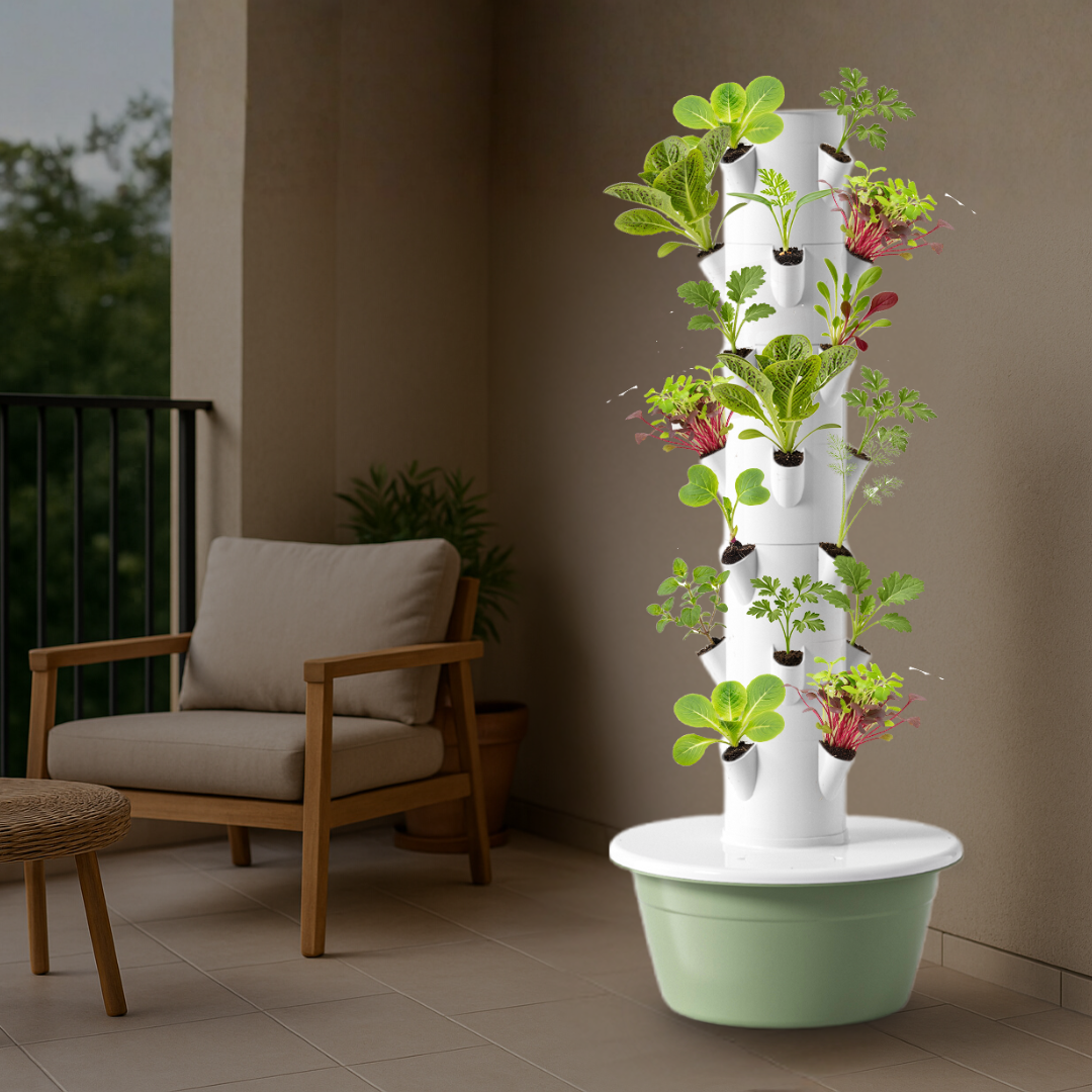 ערכה למתחילים מגדל הידרופוני 7 קומות עם כל הציוד שלנו!! 999₪ – תמונה 2