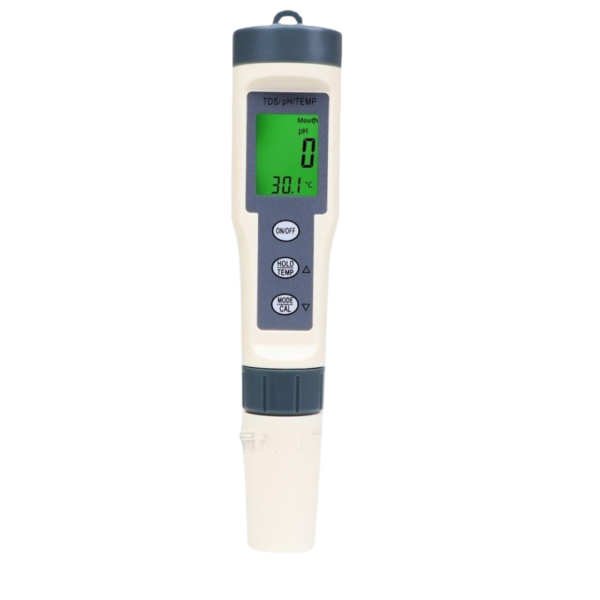מדיד pH + TDS + טמפרטורה מדיד pH + TDS + טמפרטורה