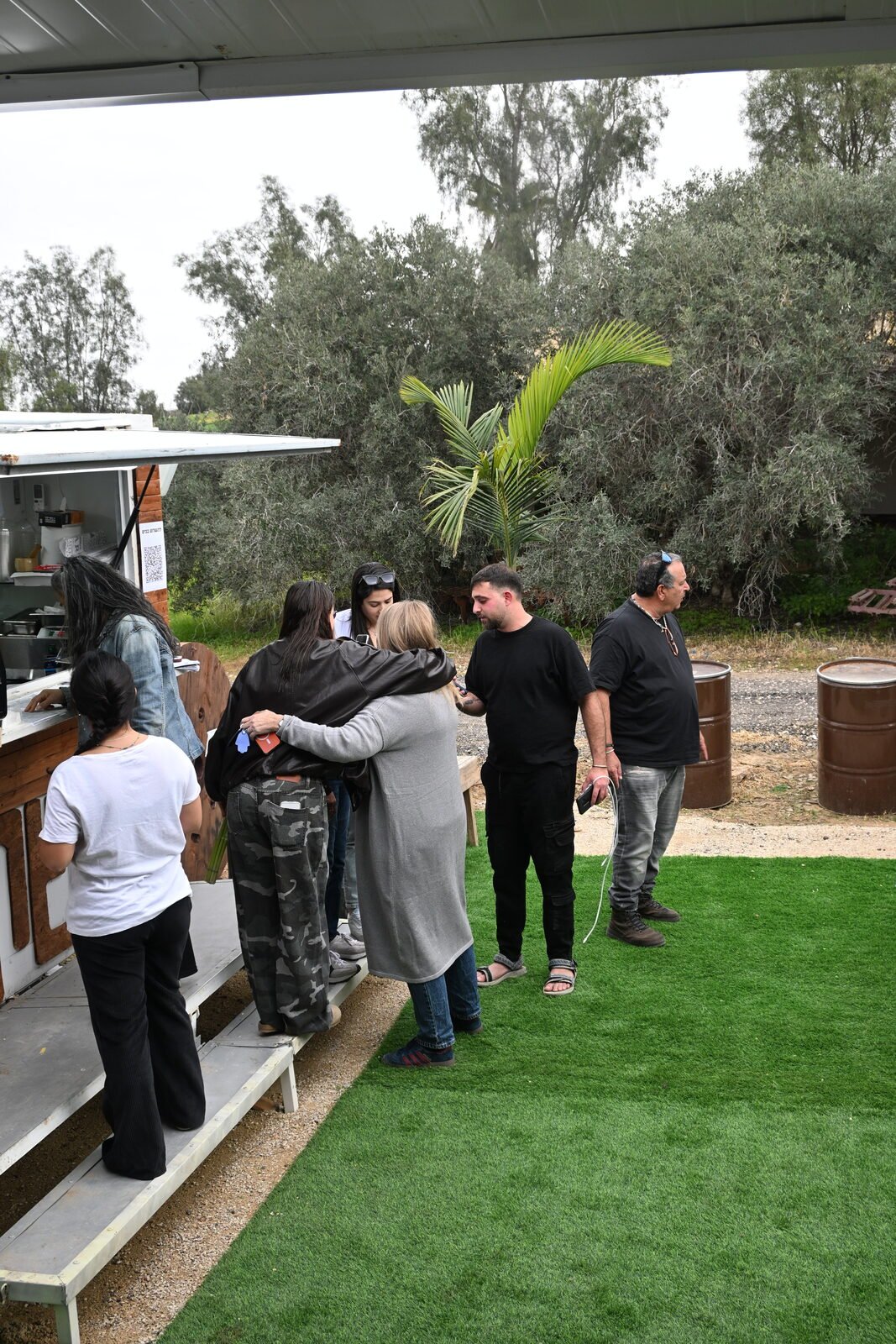 הכניסה למתחם האירוח של משק 35